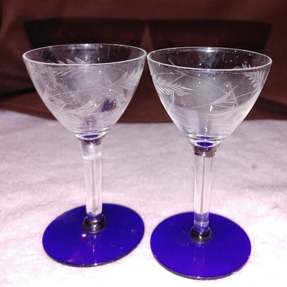 Vintage Small Cocktail Glasses - Rare - Picture 4 of 5